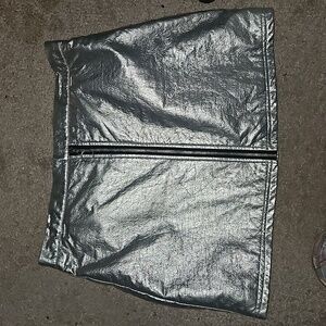 Metallic skirt